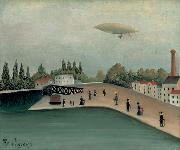 Henri Rousseau View of the Quai d'Ivry oil painting